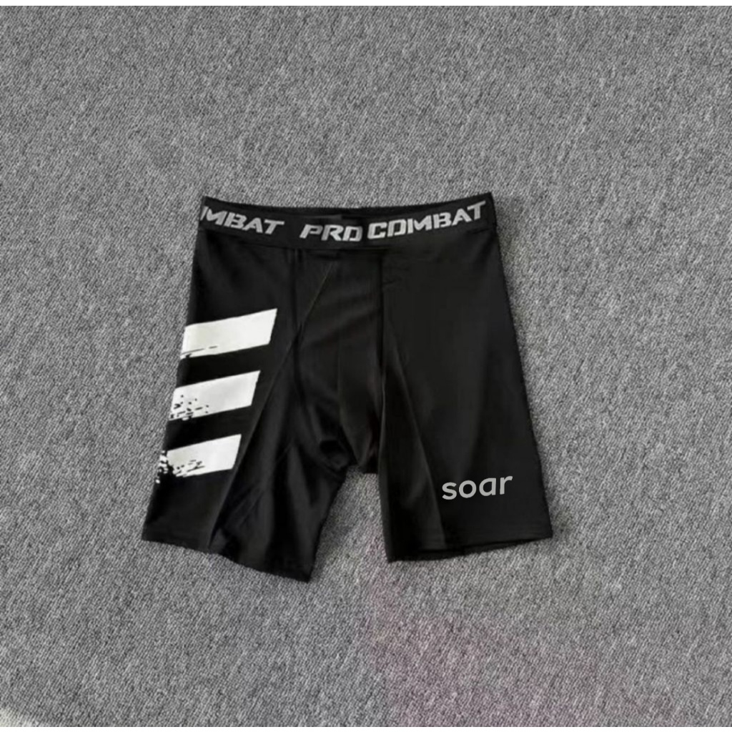 New Basketball Tight Leggings Sports Shorts Quick-Drying Stretch Sports Five-Point Tight Pants Men rYWJ