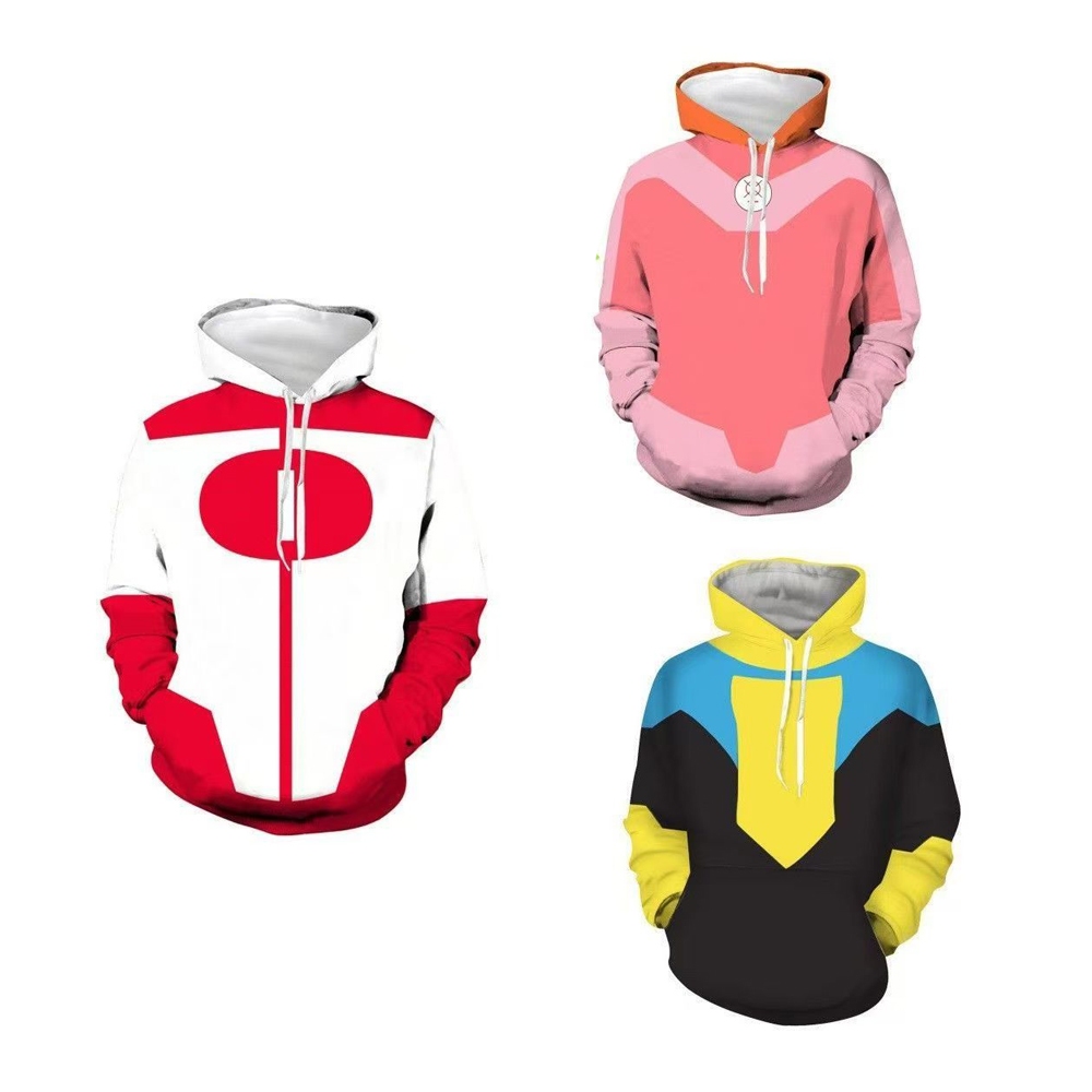 Invincible Mark Nolan Eve Hooded Sweatshirt สำหรับทั้งผู้ชายและผู้หญิง ชุดคอสเพลย์ฮาโลวีนและปาร์ตี้ Carnaval