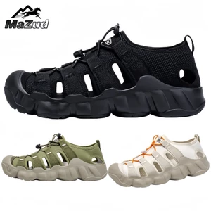 MaZud รุ่นยูนิเซ็กซ์ รองเท้าแตะเดินป่า กันน้ำน้ำหนักเบา ปรับรองเท้ากีฬาเดินป่า รองเท้าแตะปีนเขา