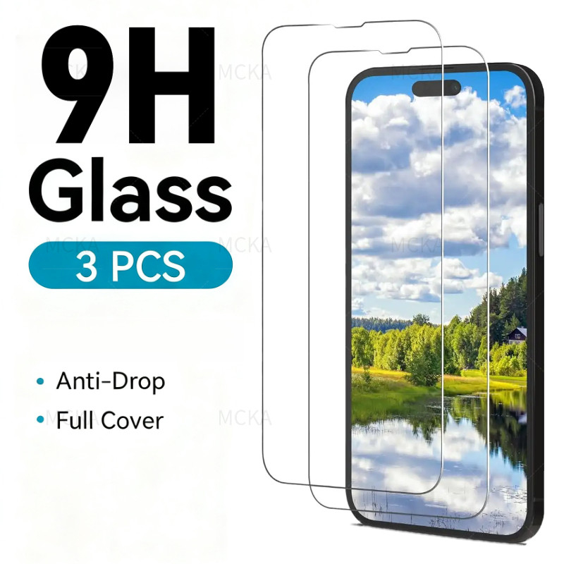 3-Pack กระจกนิรภัยป้องกันหน้าจอสําหรับ小米 A3X A3 A2 A1 14 13C 12C 10C 11 12 11T 12T 13T 10 9 8A 9T 7 