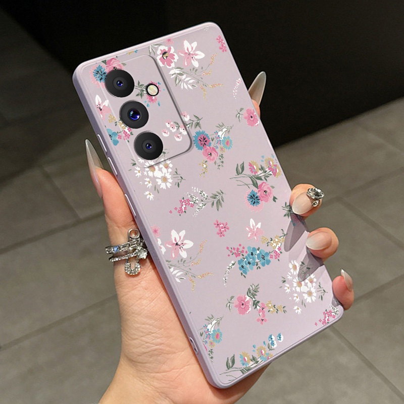 Samsung A57 A37 A17 A27 A07 5G Case Beauty Flowers Mobile Case Candy Floral Casing Soft Cover