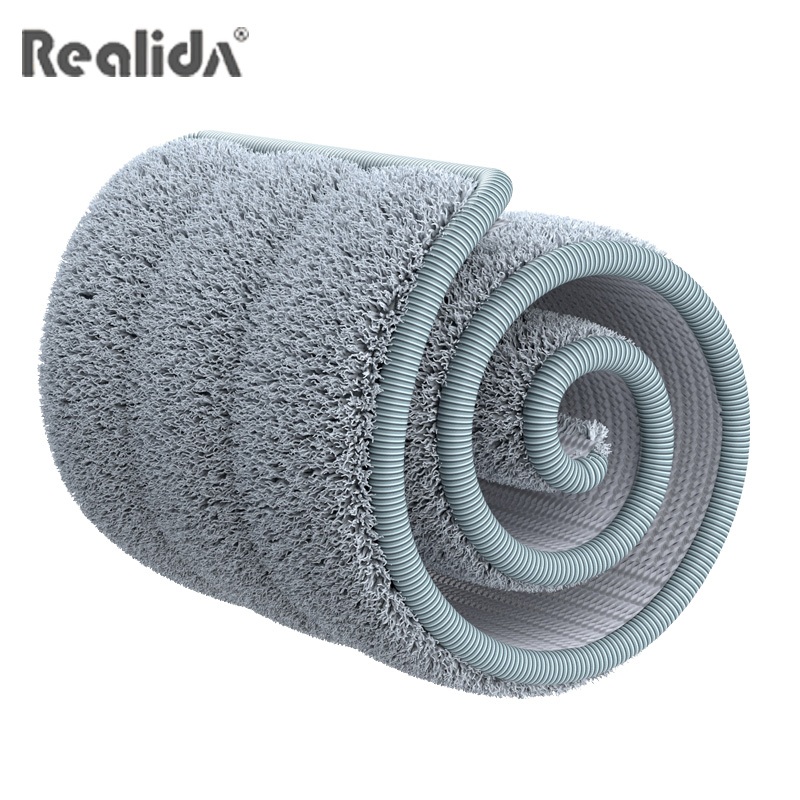 REALIDA ผ้าม็อบสำรอง 40 ซม 42 ซม สำหรับไม้ถูพื้นแบบแผ่น ซับน้ำดี ซักได้ ใช้ได้ทั้งแห้งและเปียก