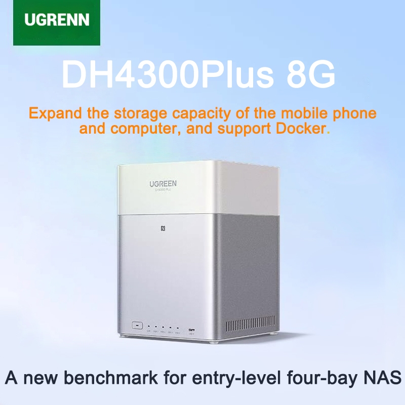 [NAS] UGREEN DH4300 Plus 4-Bay Desktop NAS (Diskless) สีขาว