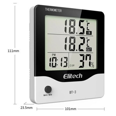BT-3 ELITECH เครื่องวัดอุณหภูมิ ความชื้น HYGRO-THERMOMETER