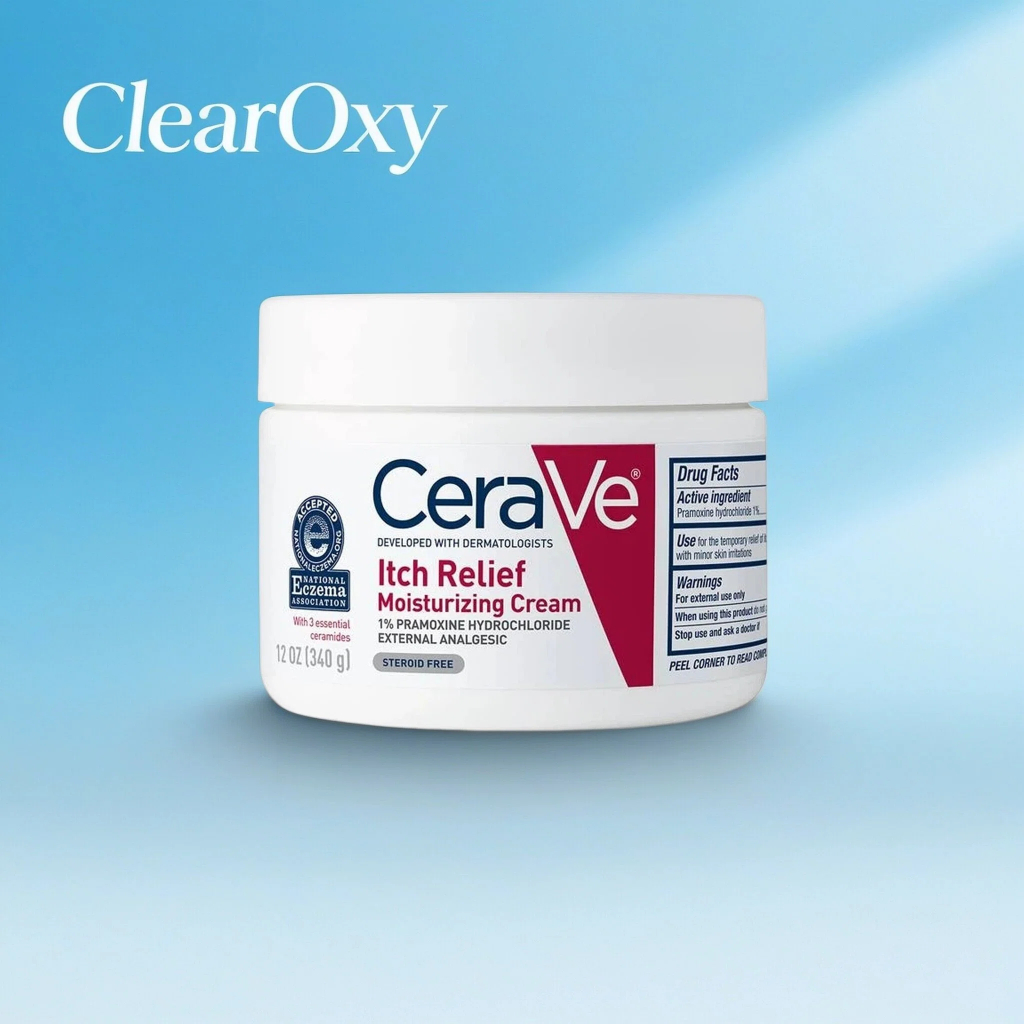 USA CeraVe Itch Relief Moisturizing Cream, 340g