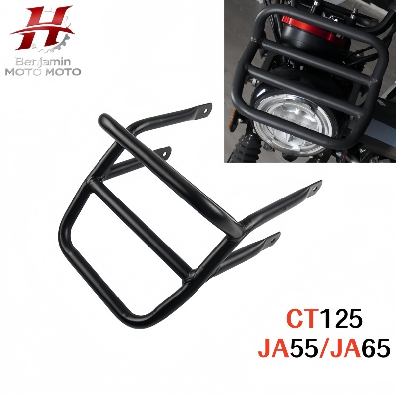 มอเตอร์ไซค์แท่นวางของหน้า Honda CT125/JA55/JA65 แต่งรถขนของตอนขี่