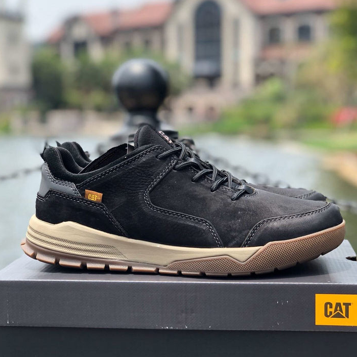 Original Caterpillar Men FOOTWEAR Work รองเท้าบูตหนังแท้ DavidHenderson 165 42