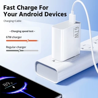สําหรับXiaomi Turbo Fast Charger 6AประเภทCข้อมูลสาย67WสําหรับRedmiหมายเหตุ12 11 10 Pro Plus 5G Poco X4 X5 F4 F5 M4 M5 Mi 11 12 Lite Super Fastชาร์จอะแดปเตอร์