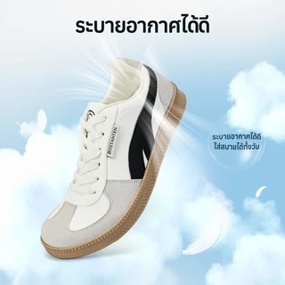 【เลือกบวกเพิ่ม 1 ไซซ์】BOSTANTEN รองเท้าผ้าใบ GAT สไตล์มินิมอล พื้นนุ่มพิเศษ ใส่สบาย เดินช้อปปิ้งทั้งวันไม่เมื่อย กันลื่น ระบายอากาศ