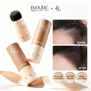 2 สี Hairline แสตมป์ Eyebrow Shadow Powder แต่งหน้าผมกันน้ําธรรมชาติ Cover Unisex Hair Repair