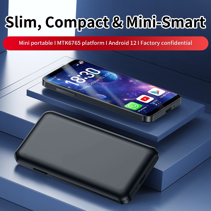 ไม่มีโทรศัพท์กล้อง 4 นิ้ว IPS Android 12 สมาร์ทโฟน | MT6765 | 4G สองซิม | 4GB+64GB/6GB+128GB | โทรศั
