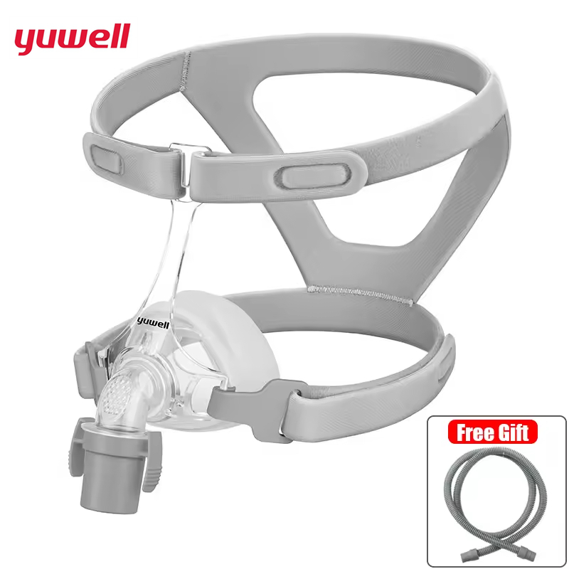 Yuwell YN-02 หน้ากากจมูกสําหรับ CPAP รวมกรอบหมวก + ท่อ 1.8 ม. | เข้ากันได้กับเครื่อง CPAP ทุกรุ่น | 