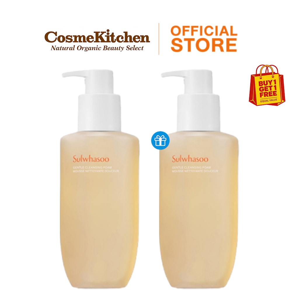（ซื้อ 1 แถม 1✨）SULWHASOO Gentle Cleansing Foam 200ml โซลวาซู โฟมล้างหน้าเกาหลี ขจัดสิ่งสกปรกในรูขุมขนอย่างอ่อนโยน