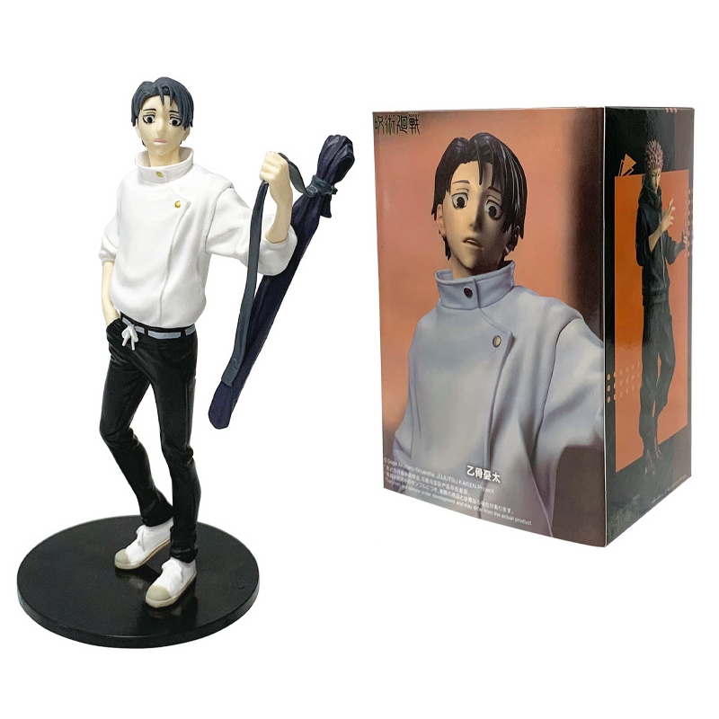 20 ซม.ในสต็อกญี่ปุ่นอะนิเมะ Jujutsu Kaisen ยืนตําแหน่ง Okkotsu Yuta PVC Action Figure รุ่นเดสก์ท็อปตกแต่งคอลเลกชันตุ๊กตาของเล่น