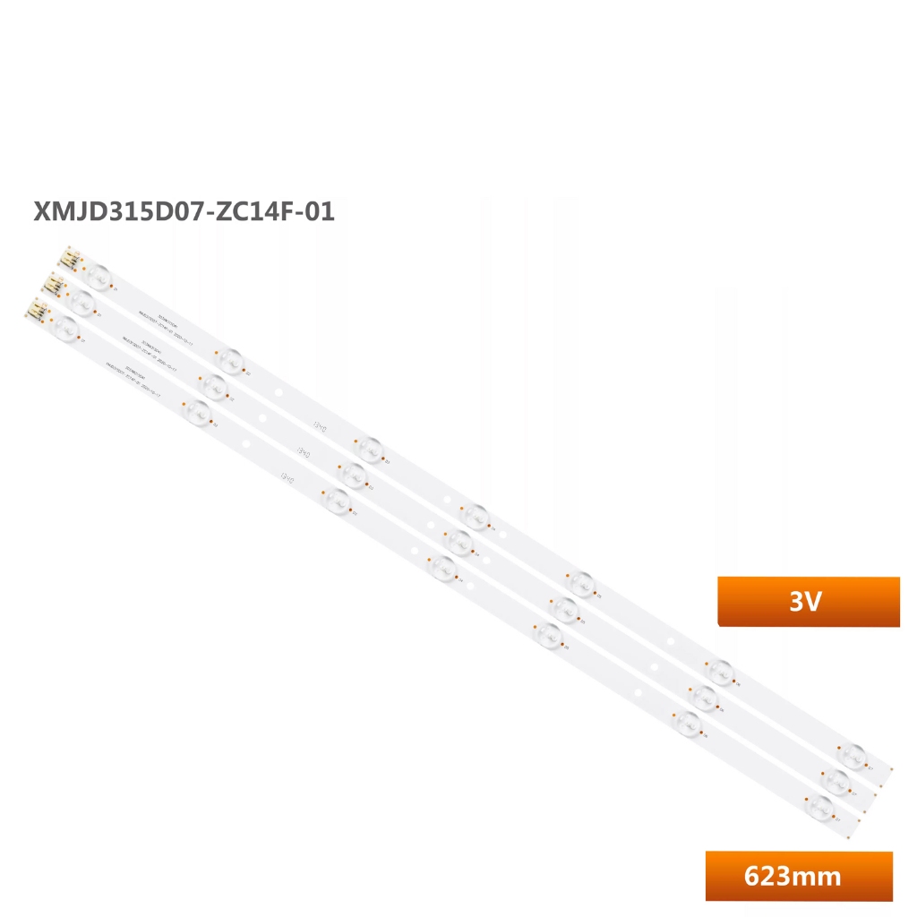 3 ชิ้น/เซ็ต led Backlight Strip สําหรับ LE32D32H 19H/33H/50H/55H Backlight Strip XMJD315D07-ZC14F-01