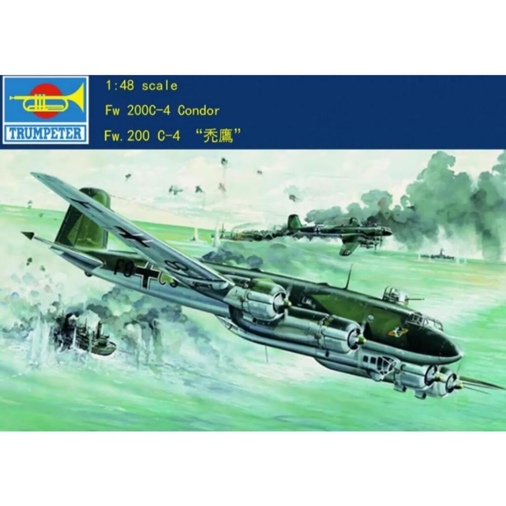 Trumpeter 1/48 02814 Fw200C-4 Condor Trumpeter 1/48 Fw.200 C-4 "Condor" 02814 Condor Assembly Airpla