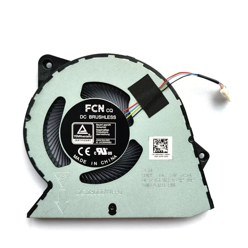 พัดลมระบายความร้อน CPU แล็ปท็อปสําหรับ Dell Inspiron 15 3510 3511 3515 3520, Vostro 3510 3420 3250 S