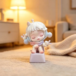 คีย์แคป Artisan Skullpanda 3D น่ารัก คัสตอมคีย์บอร์ดกลไก อุปกรณ์เล่นเกม PC ของขวัญสุดคาวาอี้