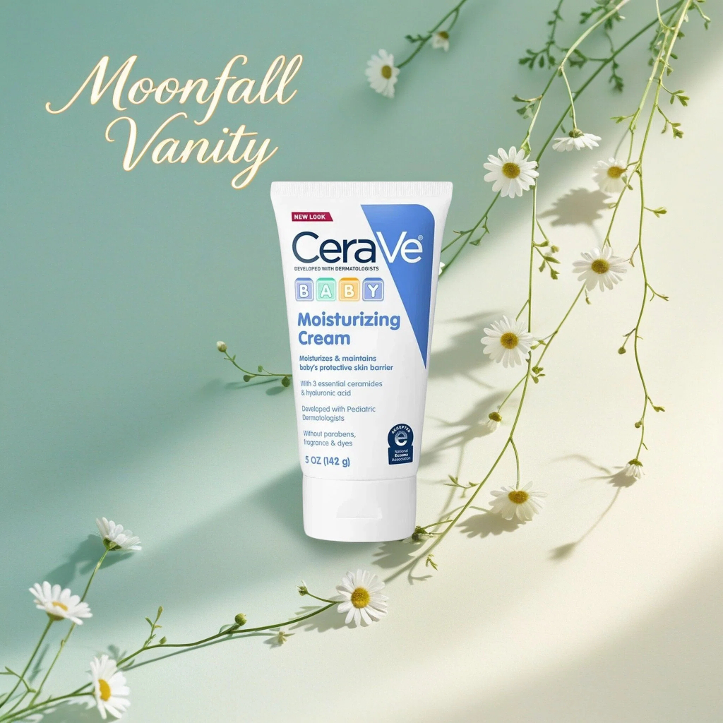 CeraVe Baby Moisturizing Cream 142g, Eczema Relief Barrier Repair Cream สําหรับทารก