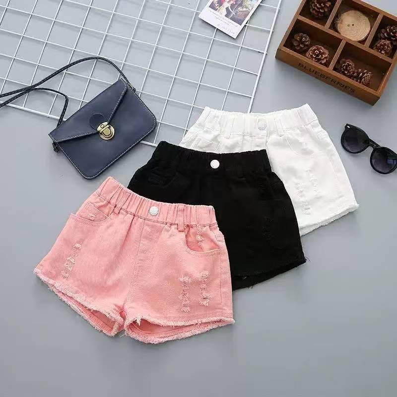 【จัดส่งจากประเทศไทย】🌼พร้อมส่ง🌼กางเกงขาสั้นหญิงฤดูร้อน2024ฤดูร้อนสไตล์ใหม่สาวกางเกงขาสั้นกลางเด็กใหญ่แฟชั่นทุกการแข่งขันกางเกงร้อนเด็กสวมใส่ด้านนอกกางเ