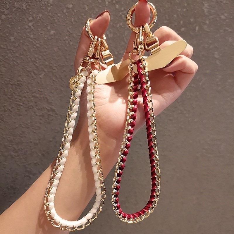 ชาแนล สร้อยข้อมือเชือกเส้นเล็กโทรศัพท์มือถือ อิน