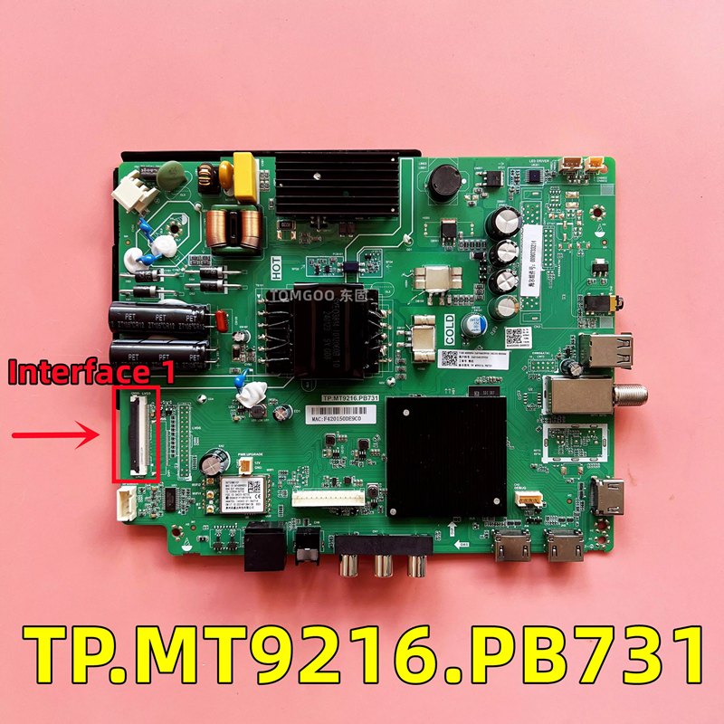 เหมาะสําหรับ Haier H32K66G H43K66FG H32K66G PLUS เครือข่ายทีวีเมนบอร์ด TP.MT9216.PB731 มีในสต็อก