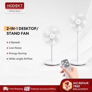 HODEKT Electric Fan Remote Control Stand Fan Vertical Floor Fan Color Screen Home Office Fan
