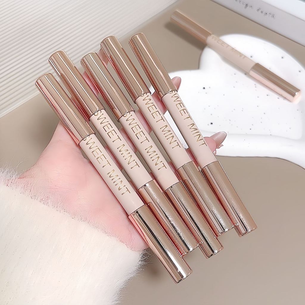SWEET MINT คอนซีลเลอร์ปากกา Double-End ครอบคลุมฝ้า, จุดด่างดํา, Dark Circles & Under Eye กระเป๋า Full Coverage ติดทนนาน NO.shaungtoguangganzhexiabi ราคา ถูกที่สุด ดีลบีเคเค แกลเลอรีภาพที่ 7