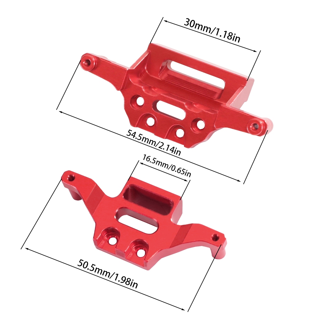 สําหรับ MJX Hyper go 1/20 20208 JJRC C8811 RC รถโลหะด้านหน้า Shock Tower อัพเกรดด้านหลัง Shock Tower