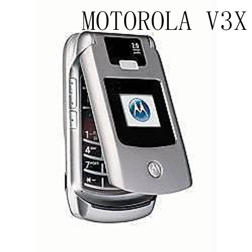 โทรศัพท์มือถือ Motorola Razr V3X Flip ของแท้ครบชุด