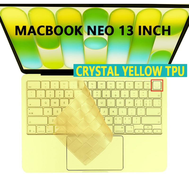 ใหม่ ฟิล์มซิลิโคนนิ่ม บางพิเศษ ลายตัวอักษรไทย สําหรับ Macbook Neo 13 A3404 Air M2 M1 Pro 13 14 16 นิ้ว Air M1 A2337 A2681 A2779 2022 2023