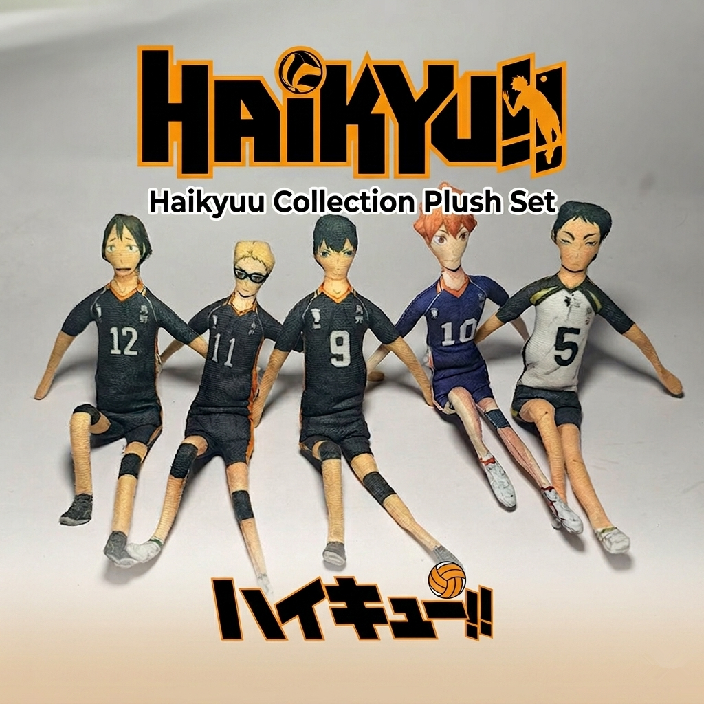 อะนิเมะ Haikyuu Twistable รูปตุ๊กตาตุ๊กตา Hinata Shoyo Kenma Oikawa โครงกระดูกผ้าฝ้ายตุ๊กตาน่ารักคอล