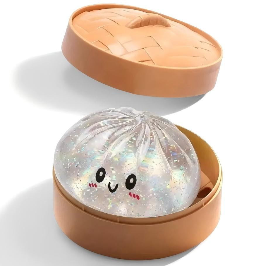 ผู้ใหญ่พิเศษ Glitter Steamed Bun Pinch เพลง Steamer ช้า Rebound ของเล่น Office Decompression Handy เครื่องมือนักเรียน Decompression Vent ดี
