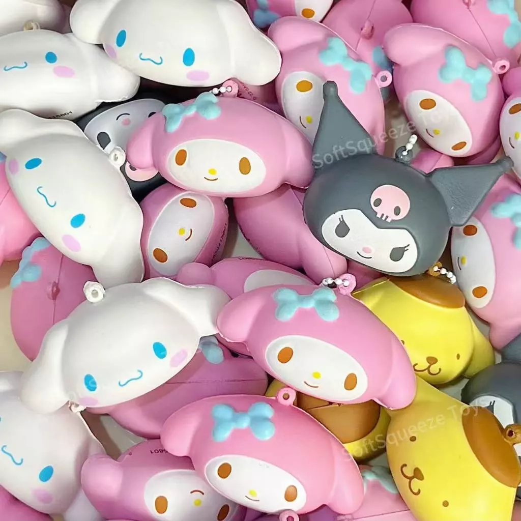 Kawaii Rebound Squishy ของเล่นนุ่ม Decompression Fidget ของเล่นสําหรับความเครียดบรรเทา