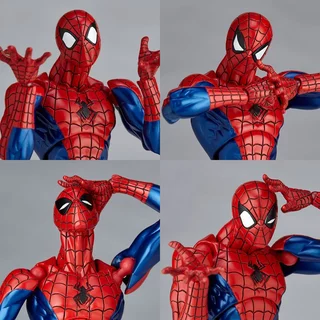 16 ซม.Revoltech Yamaguchi The Avengers Superhero Revolver Joint PVC Action Figure เดสก์ท็อปคอลเลกชันตกแต่งตุ๊กตาของเล่นกล่อง