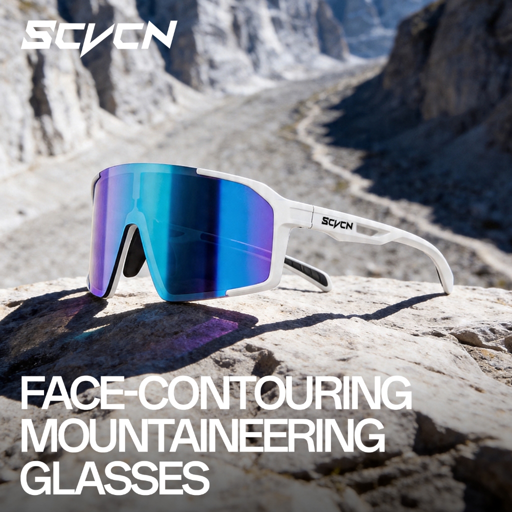 SCVCN ขี่จักรยานแว่นตาจักรยานแว่นตากันแดดผู้ชาย UV400 แว่นตากีฬากลางแจ้งแว่นตาจักรยานผู้หญิงแว่นตากันแดด