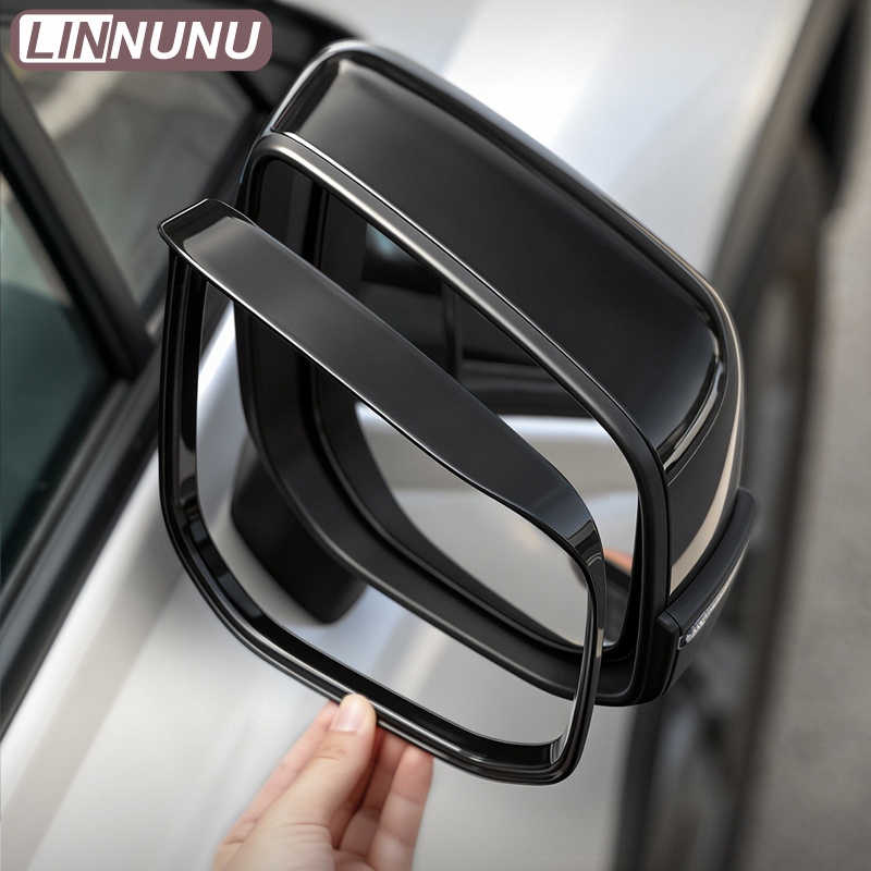 LINNUNU สําหรับ Toyota RAV4 XA60 2026 กระจกมองหลัง Rain Visor Guard ABS ด้านข้างกระจก Rain Eyebrow S