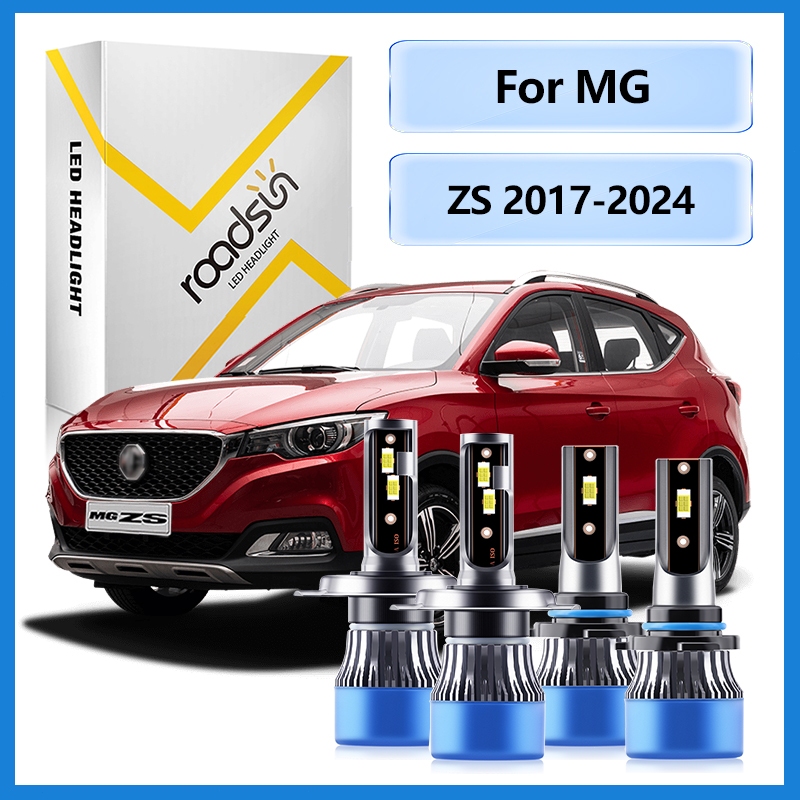 Fit สําหรับ MG ZS 2017-2024LED ไฟหน้ารถหลอดไฟ Low Beam High Beam ไฟหน้า Foglamp 6000K สีขาว 11000LM 800% ความสว่าง Plug And Play