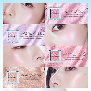 JUDYDOLL SHEER HIGHLIGHTER Dreamcore Ocean Collection ไฮไลท์ & บลัชออน มัลติฟังก์ชัน สีสวย เพิ่มมิติให้ใบหน้า เผยผิวดูสุขภาพดี 4g