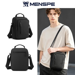 Menspe Mens Chest Bag Shoulder Bag กระเป๋าสะพายความจุขนาดใหญ่ทนต่อการสึกหรอ Cross body Leisure Shoulder Bag