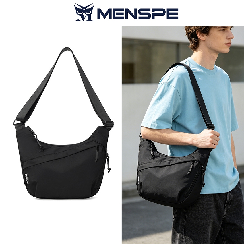Menspe Mens Chest Bag Shoulder Bag Large Capacity Shoulder Bag Wear-resistant Cross body Shoulder Pouch Man Shoulder Bag Leisure Shoulder Bag