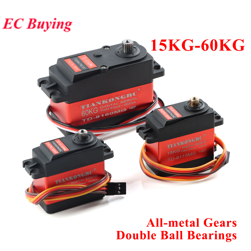 TD-8115MG TD-8120MG TD-8125MG TD-8130MG TD-8135MG TD-8160MG Digital Servo เกียร์โลหะกันน้ํา Splash ส