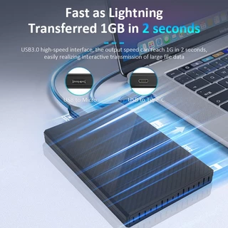 HDD Enclosure USB/Type C 2.5 นิ้ว รองรับ HDD 6TB (K01)