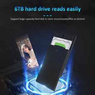 HDD Enclosure USB/Type C 2.5 นิ้ว รองรับ HDD 6TB (K01)