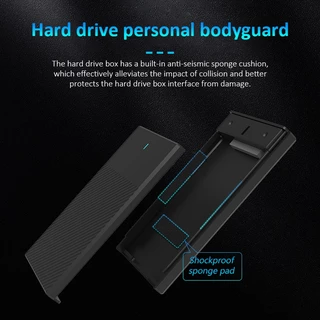 HDD Enclosure USB/Type C 2.5 นิ้ว รองรับ HDD 6TB (K01)