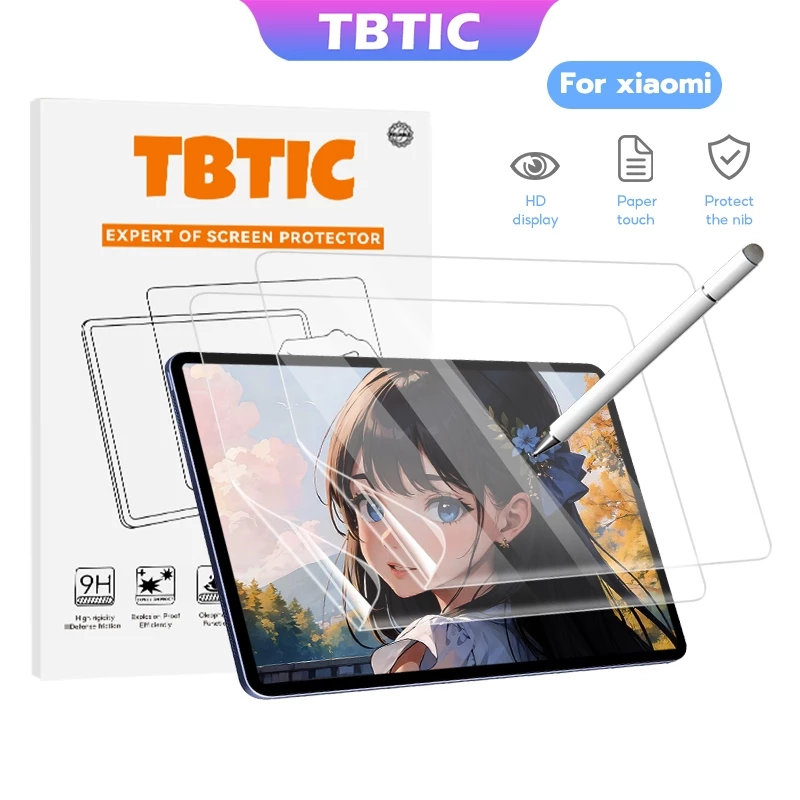 TBTIC Paper Like Matte Screen Protector ฟิล์มกระดาษด้าน สำหรับ Xiaomi Pad 8/7/ 6/5 Pro 11 11.2 นิ้ว