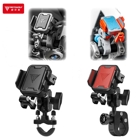 MOTOWOLF MH1 ที่วางโทรศัพท์มอเตอร์ไซค์ – Quick Lock, Anti-Shock, Universal Mount