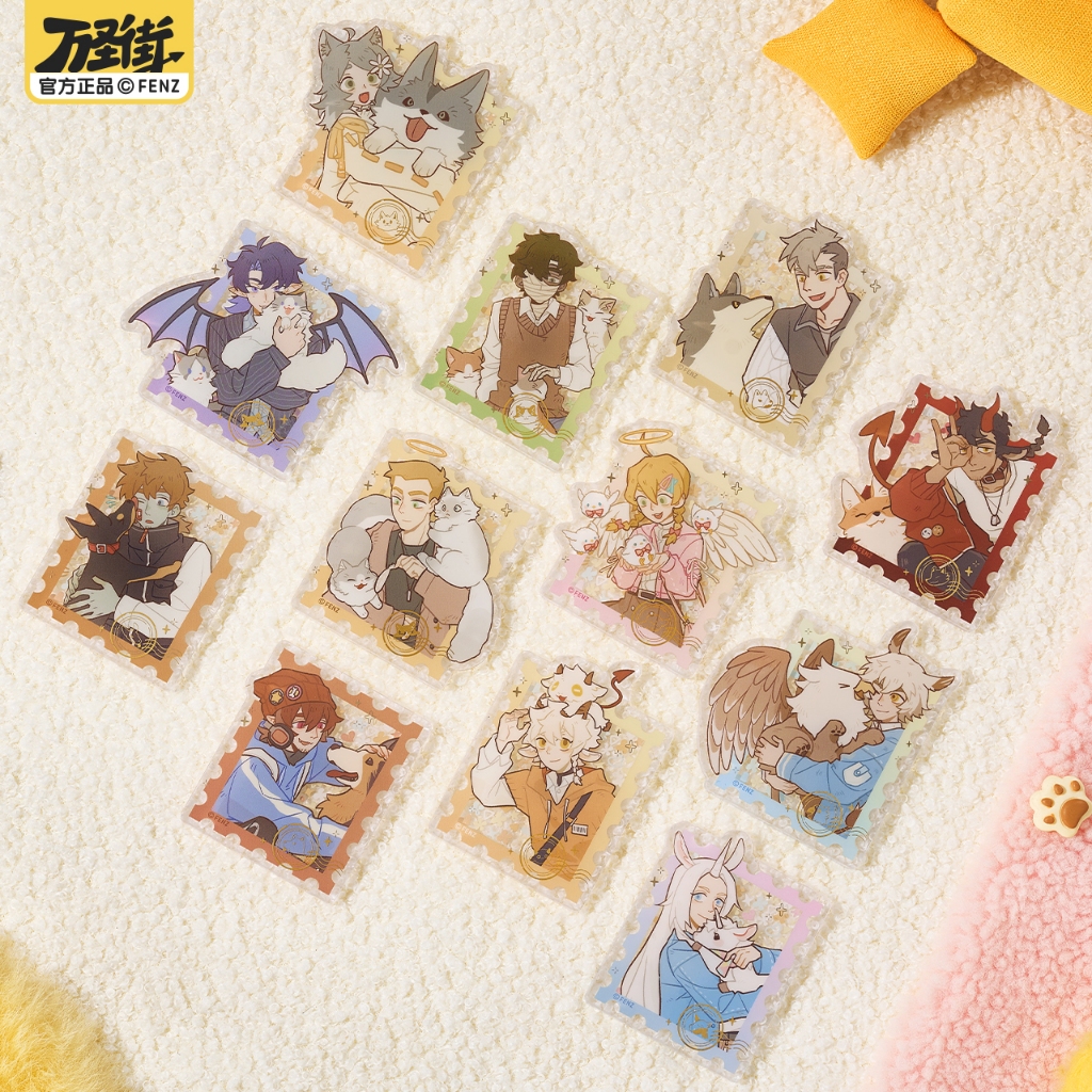 FENZ Official ALL SAINTS STREET - Cozy Buddies Series - Acrylic Fridge Magnet Blind Box