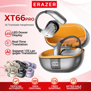 ERAZER XT66 PRO AI Smart Real-Time Translation Wireless Earphones Bluetooth 5.4 With LED Display  Business Earbuds with Mic Waterproof IPX5