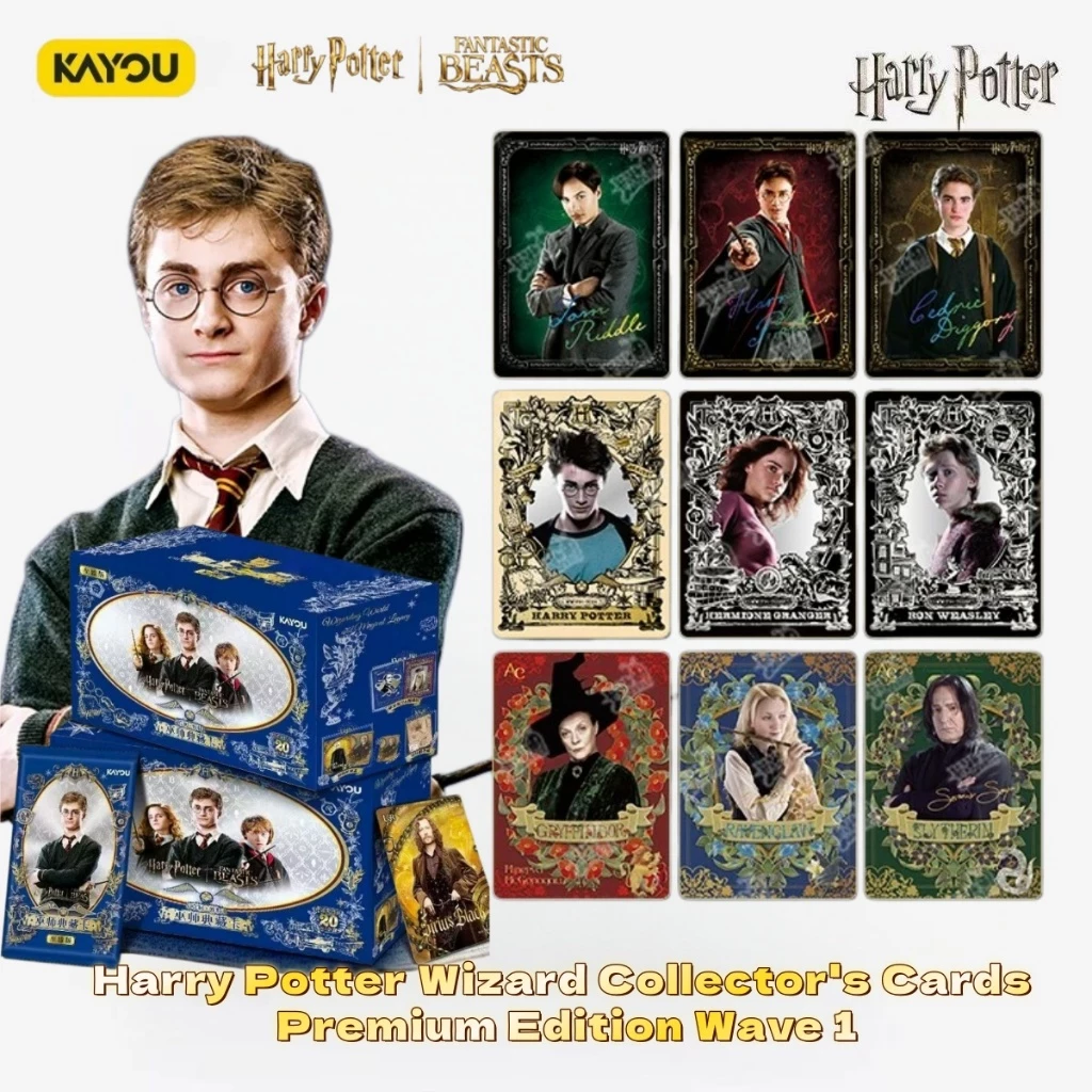 KAYOU การ์ดทัวร์ การ์ดสะสมตัวช่วยสร้าง Harry Potter Supreme Edition ระเบิดแรก 20 หยวนแพ็คทั้งกล่องครบชุด สินค้าหายาก